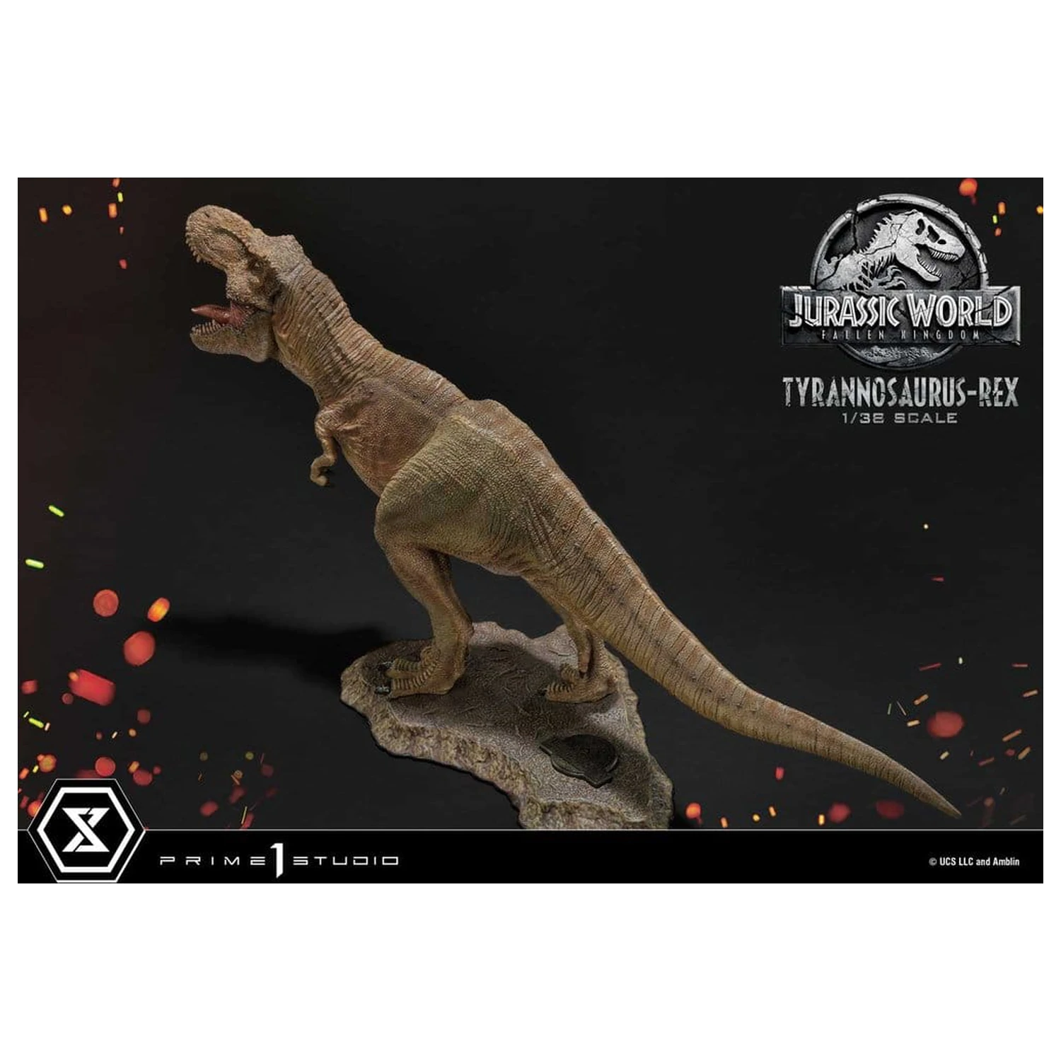 Jurassic World: Fallen Kingdom (Film) Prime Collectible Figures Socha 1/38 Tyrannosaurus Rex 23 cm produktová fotografia