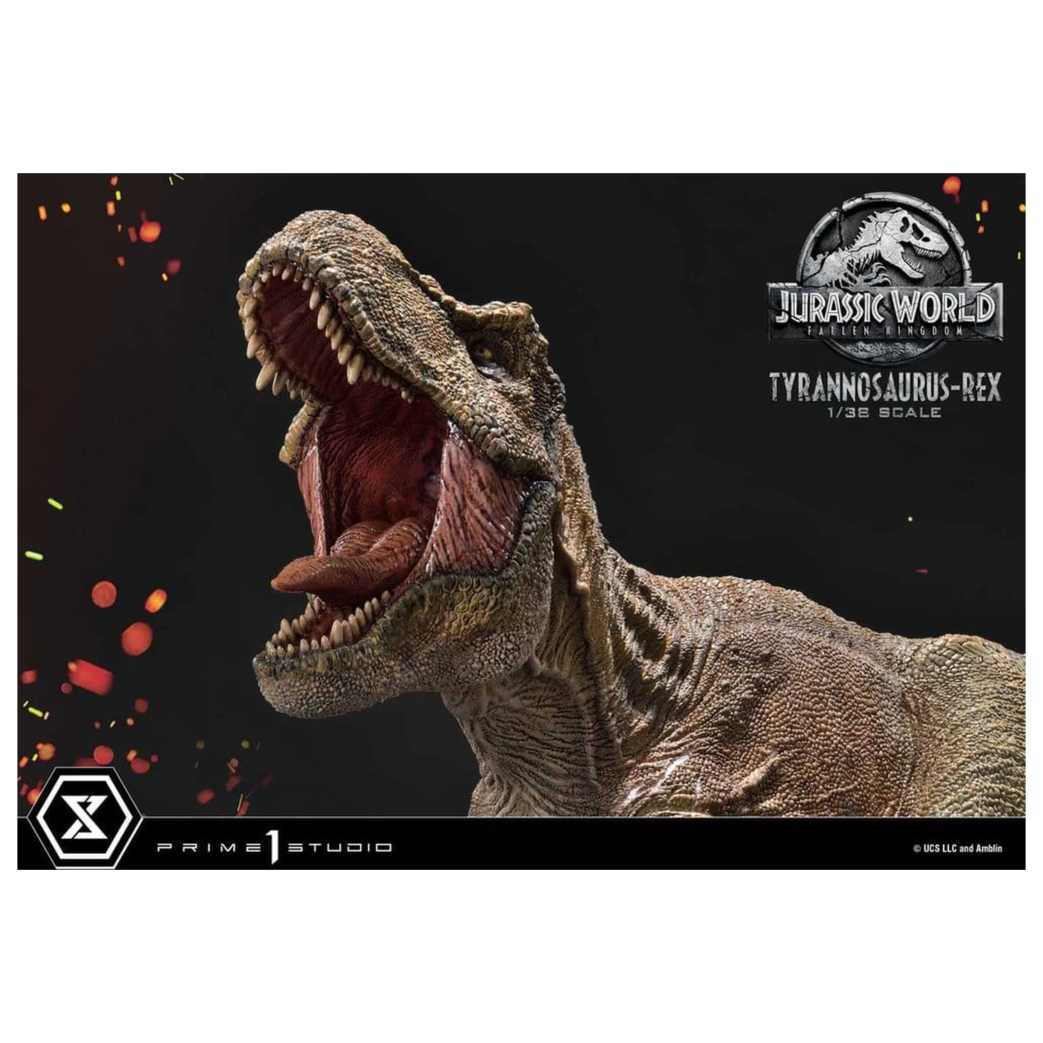 Jurassic World: Fallen Kingdom (Film) Prime Collectible Figures Socha 1/38 Tyrannosaurus Rex 23 cm produktová fotografia