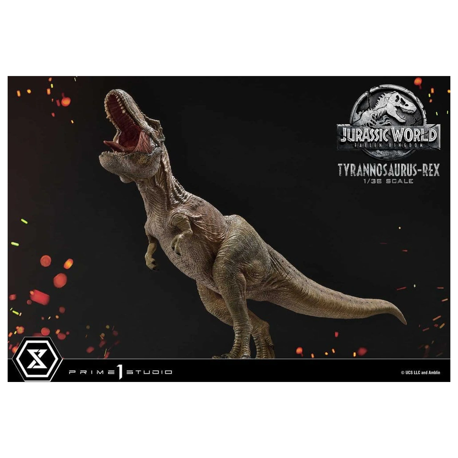 Jurassic World: Fallen Kingdom (Film) Prime Collectible Figures Socha 1/38 Tyrannosaurus Rex 23 cm produktová fotografia