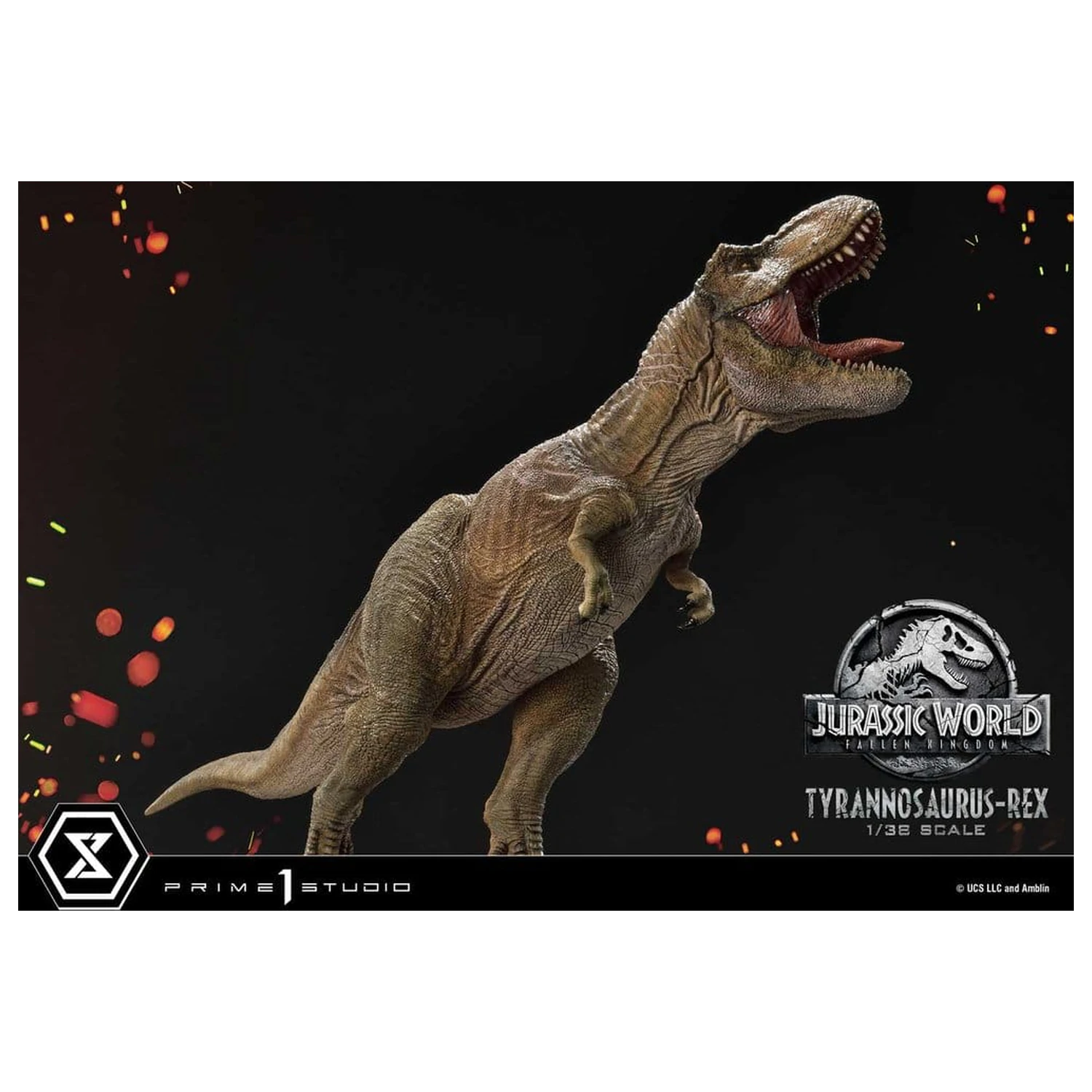 Jurassic World: Fallen Kingdom (Film) Prime Collectible Figures Socha 1/38 Tyrannosaurus Rex 23 cm produktová fotografia