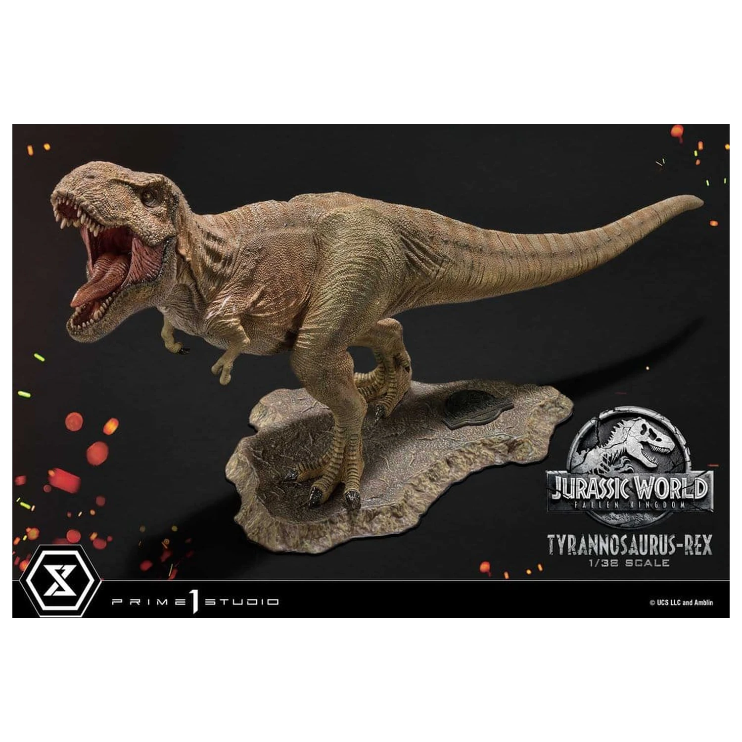 Jurassic World: Fallen Kingdom (Film) Prime Collectible Figures Socha 1/38 Tyrannosaurus Rex 23 cm produktová fotografia