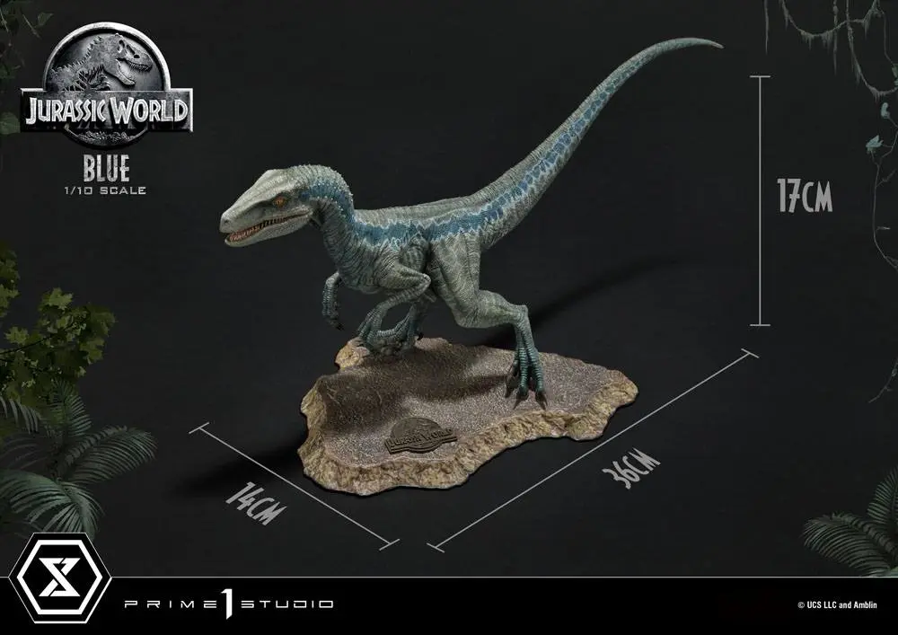 Jurassic World: Fallen Kingdom Prime Collectibles soška 1/10 Blue (Open Mouth Version) 17 cm termékfotó