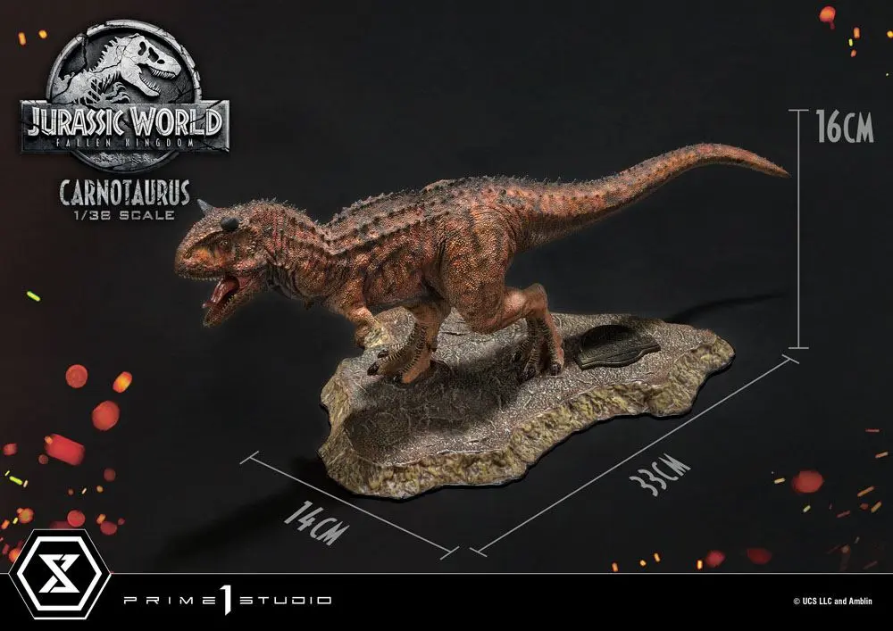 Jurassic World: Fallen Kingdom Prime Collectibles PVC soška 1/38 Carnotaurus 16 cm termékfotó