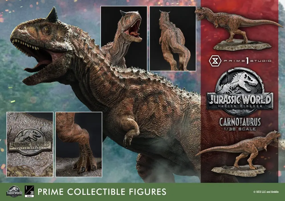 Jurassic World: Fallen Kingdom Prime Collectibles PVC soška 1/38 Carnotaurus 16 cm termékfotó