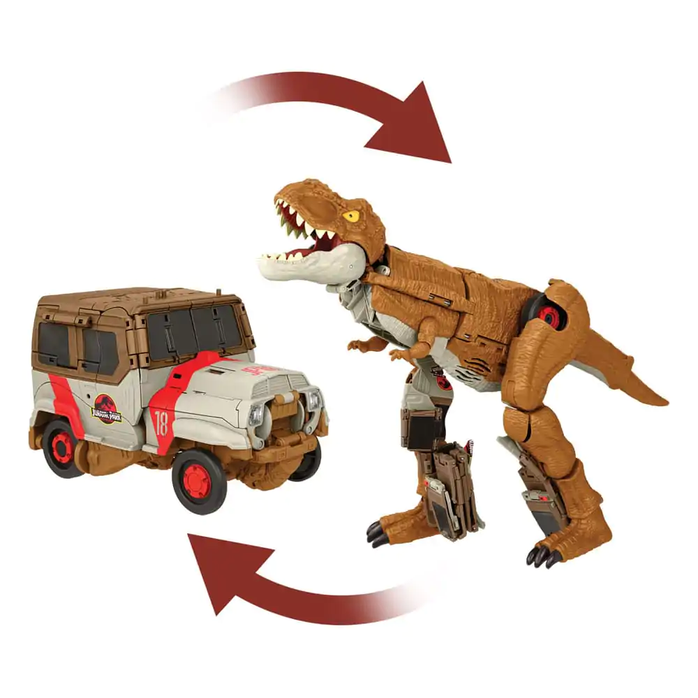 Jurassic World Fierce Changers Akčná Figúrka Chase 'N Roar Tyrannosaurus Rex 21 cm produktová fotografia