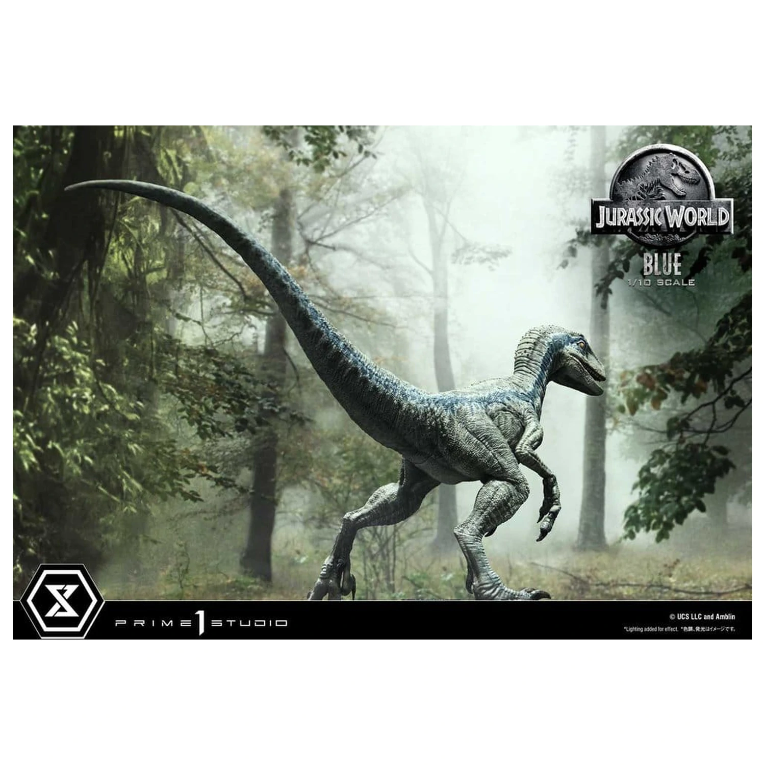 Jurassic World (Film) Prime Collectible Figures Socha 1/10 Blue 17 cm produktová fotografia
