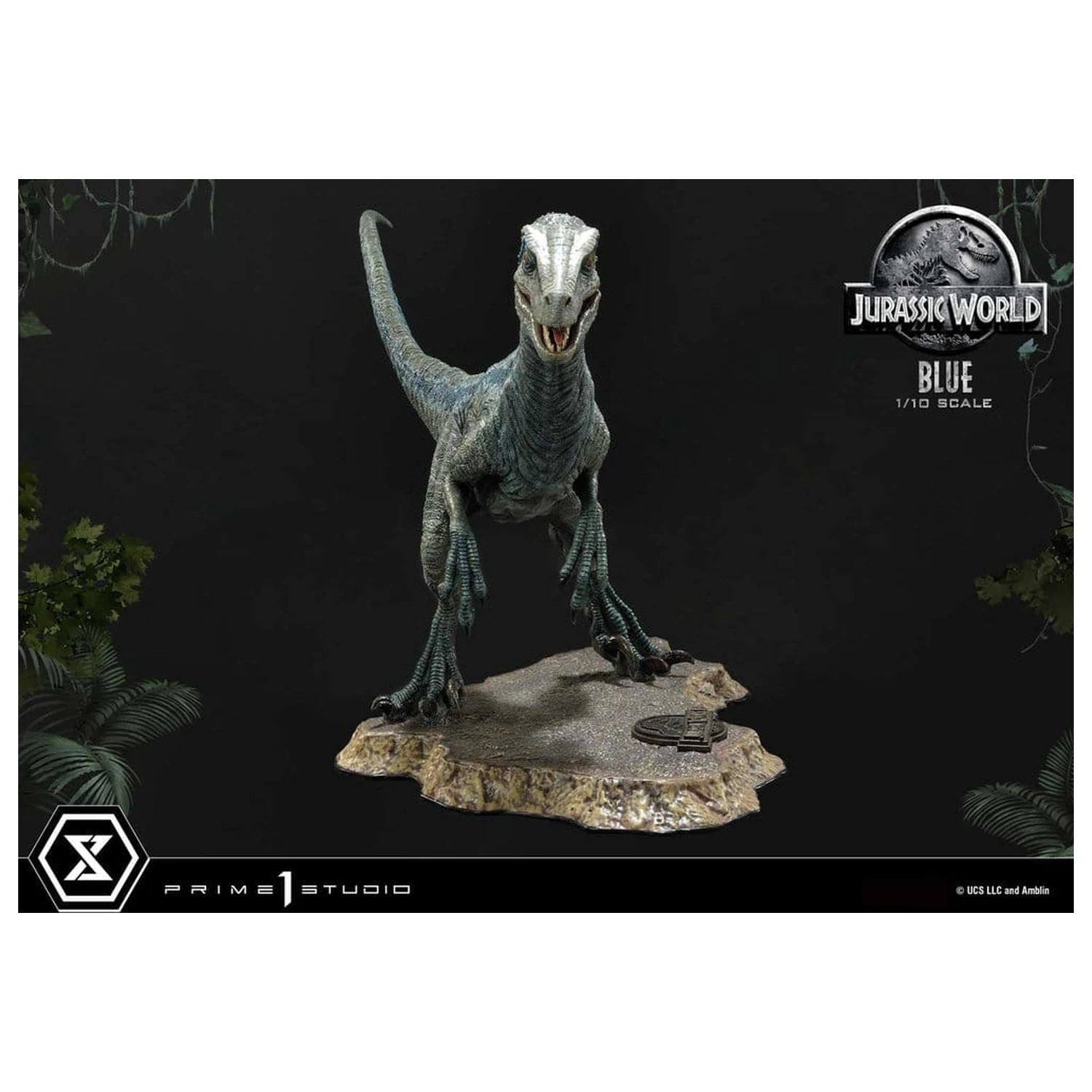 Jurassic World (Film) Prime Collectible Figures Socha 1/10 Blue 17 cm produktová fotografia