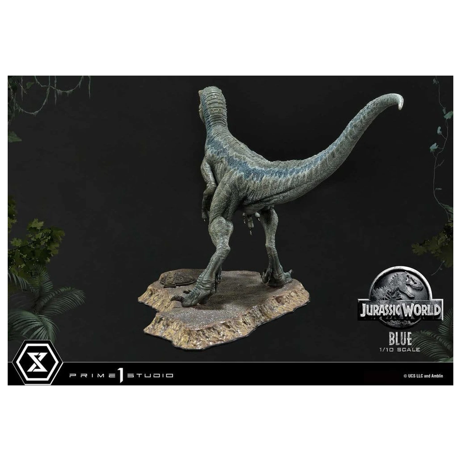 Jurassic World (Film) Prime Collectible Figures Socha 1/10 Blue 17 cm produktová fotografia
