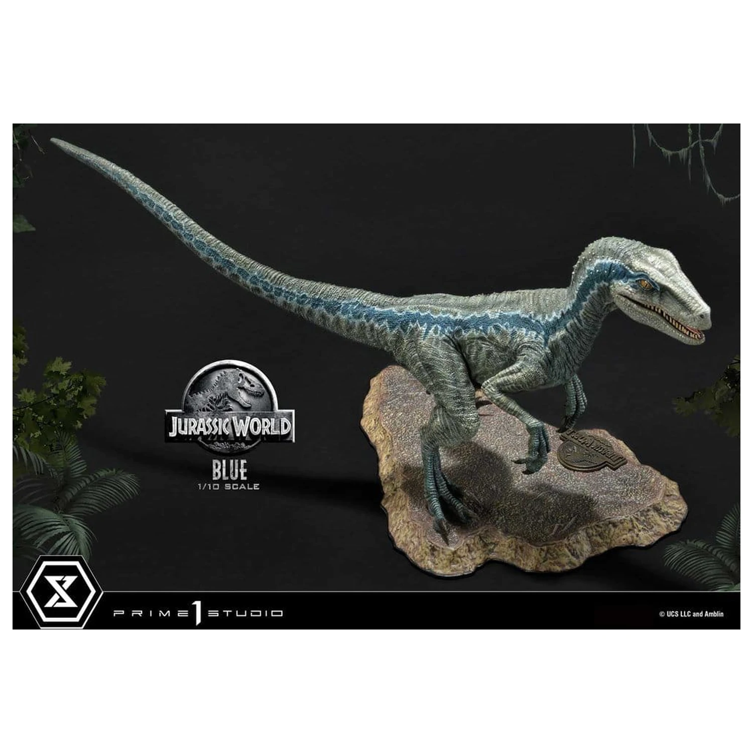 Jurassic World (Film) Prime Collectible Figures Socha 1/10 Blue 17 cm produktová fotografia