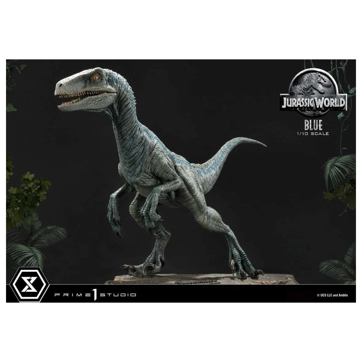 Jurassic World (Film) Prime Collectible Figures Socha 1/10 Blue 17 cm produktová fotografia