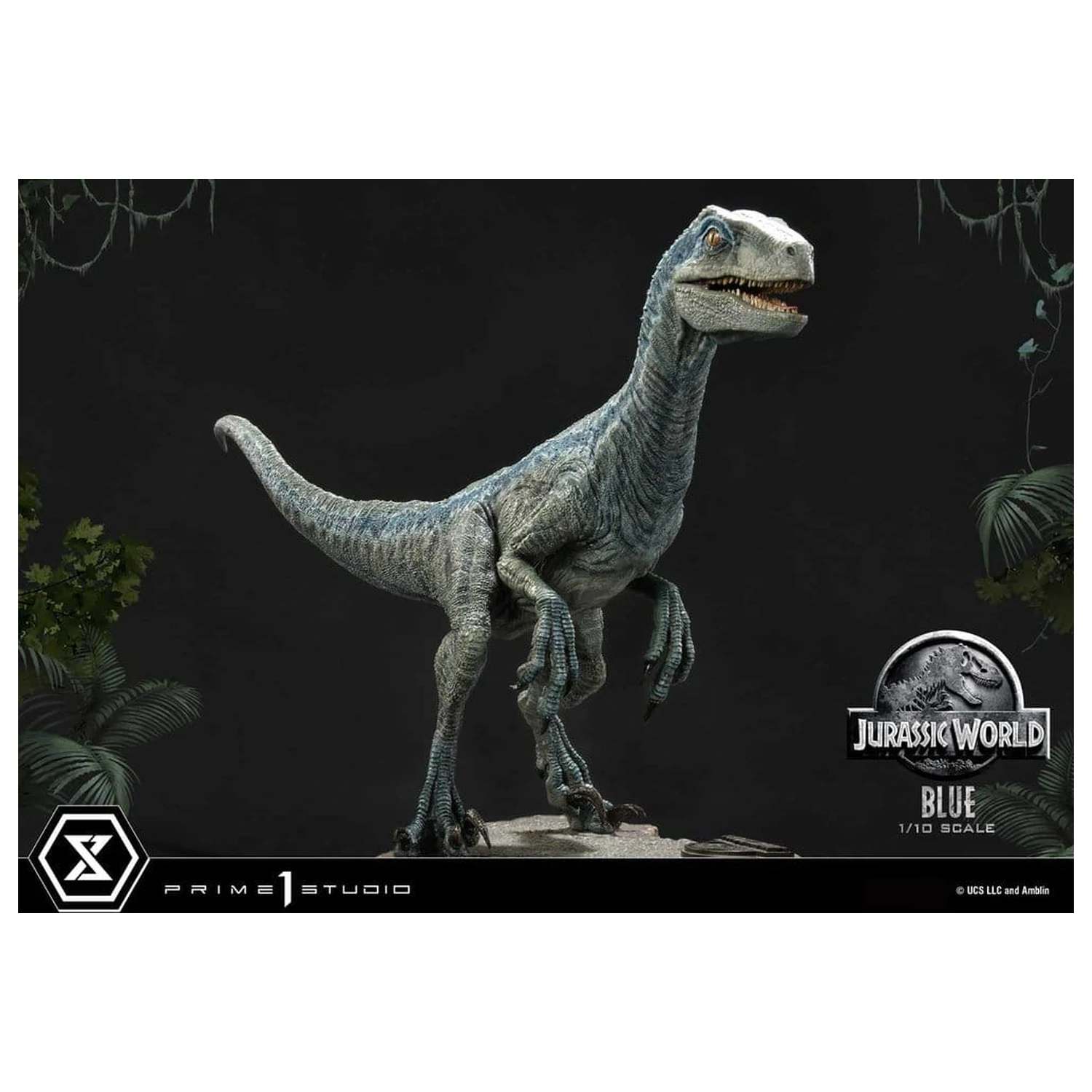 Jurassic World (Film) Prime Collectible Figures Socha 1/10 Blue 17 cm produktová fotografia