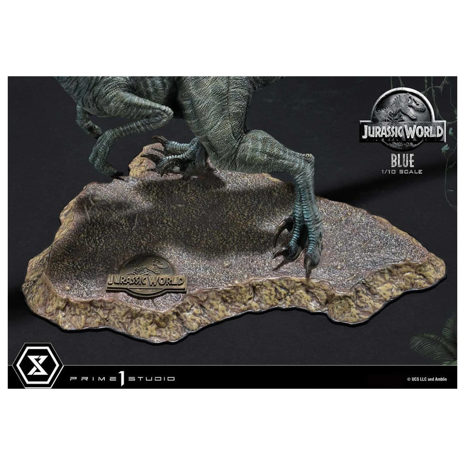 Jurassic World (Film) Prime Collectible Figures Socha 1/10 Blue 17 cm produktová fotografia