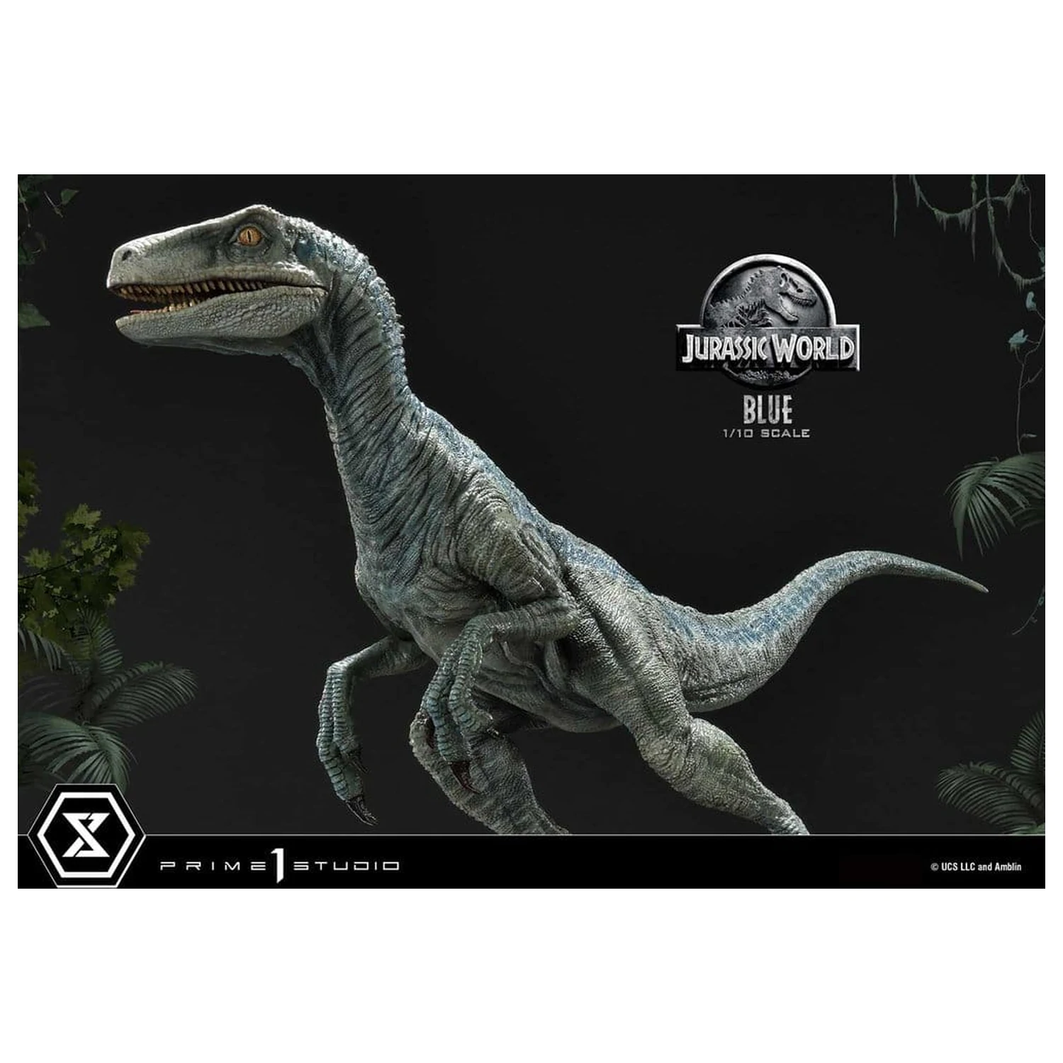 Jurassic World (Film) Prime Collectible Figures Socha 1/10 Blue 17 cm produktová fotografia