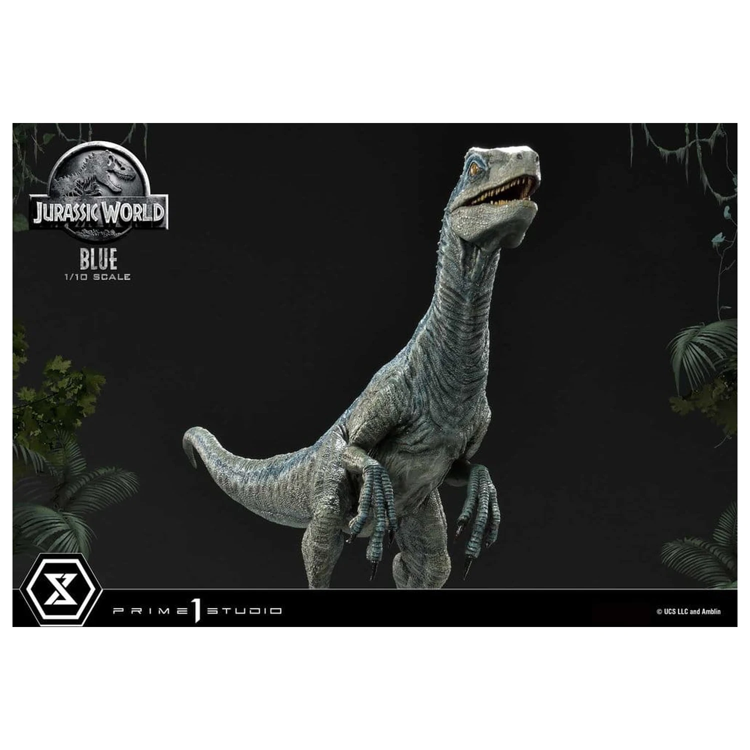 Jurassic World (Film) Prime Collectible Figures Socha 1/10 Blue 17 cm produktová fotografia
