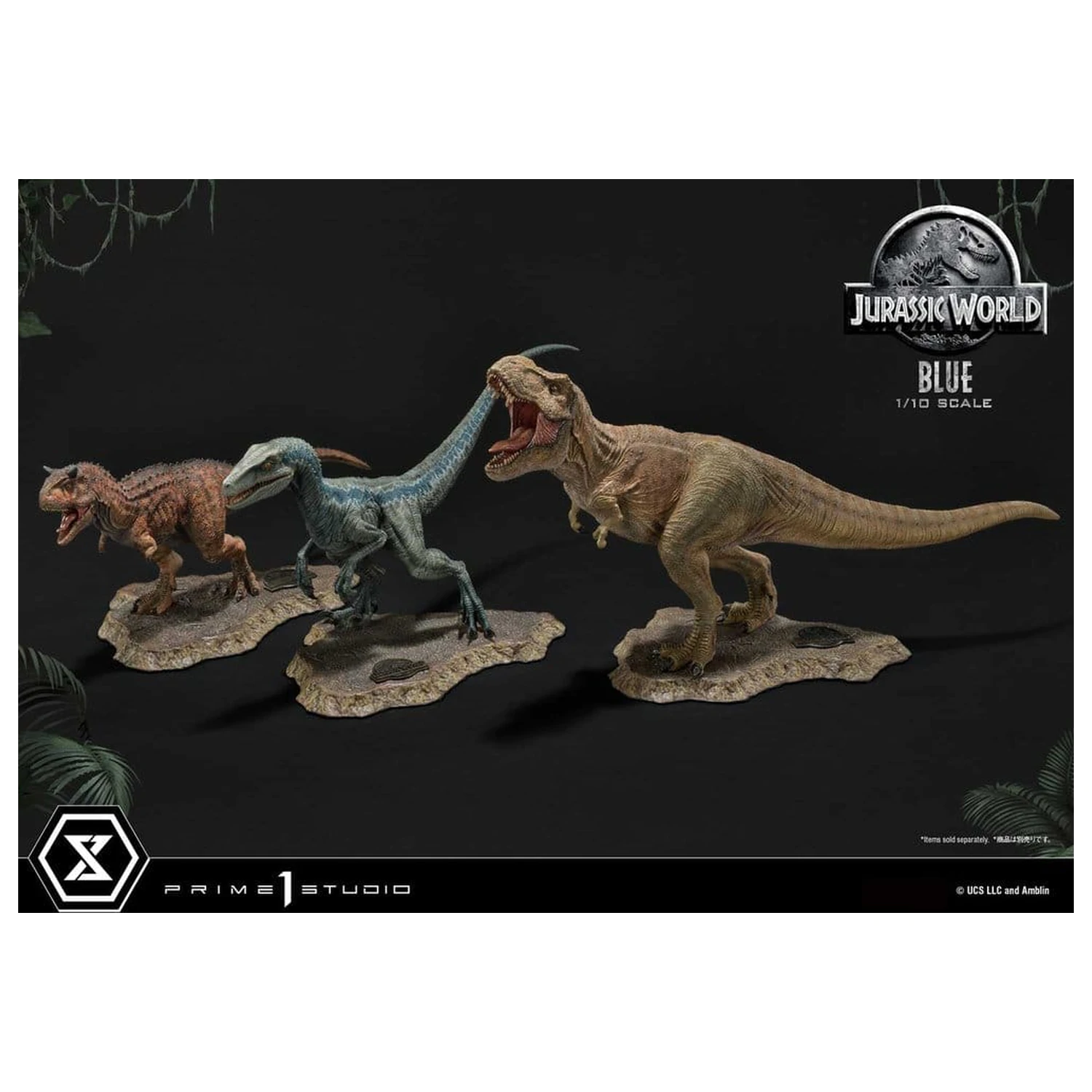 Jurassic World (Film) Prime Collectible Figures Socha 1/10 Blue 17 cm produktová fotografia