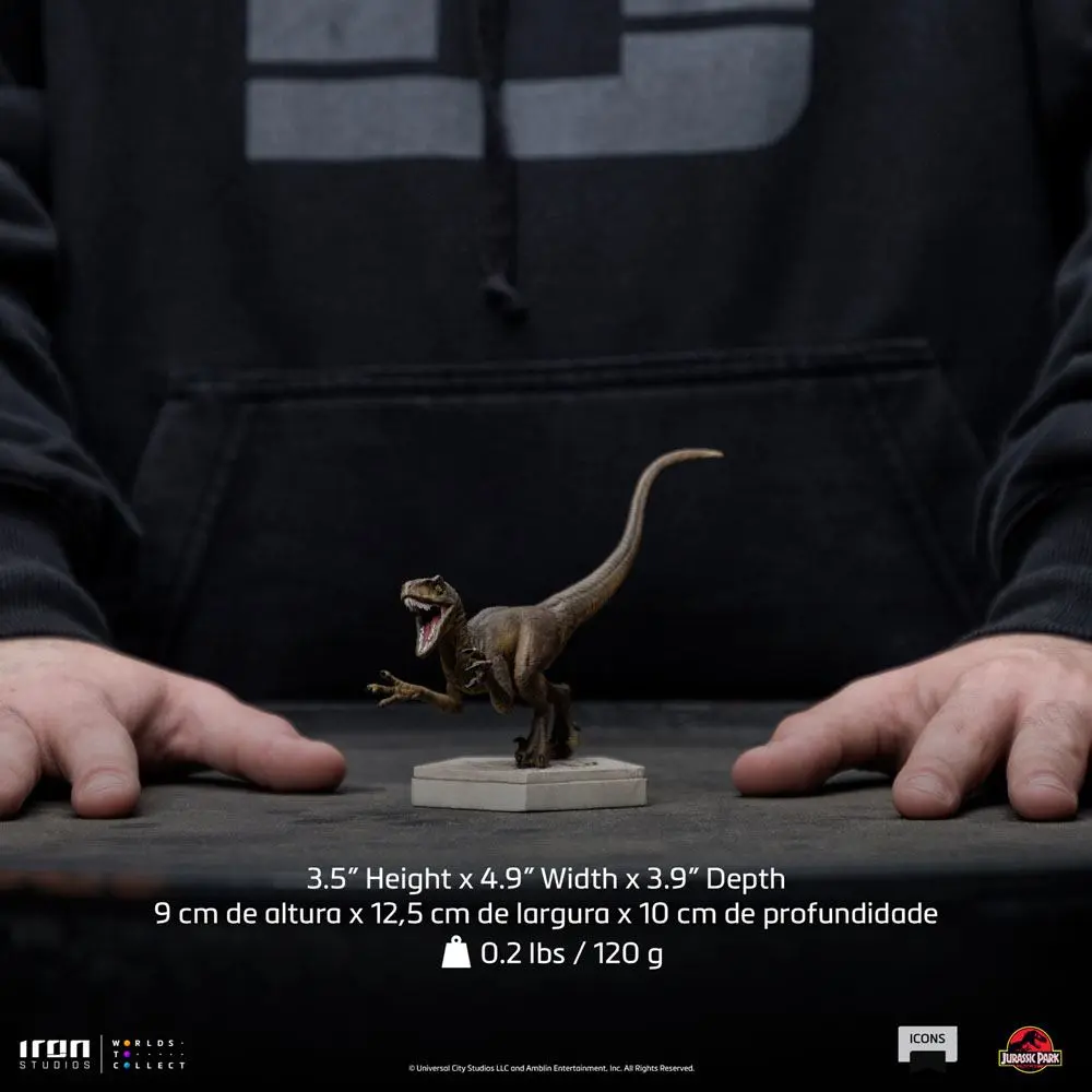 Jurassic World Icons Socha Velociraptor A 9 cm produktová fotografia