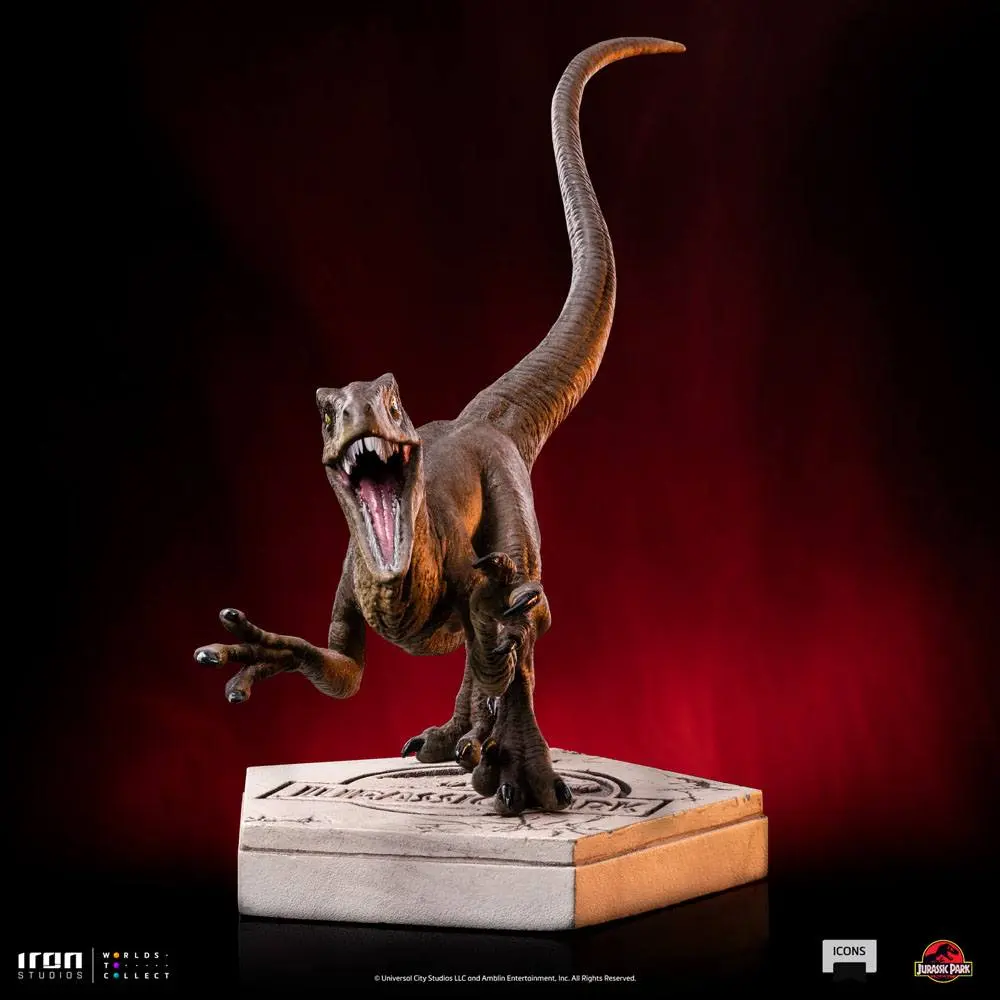 Jurassic World Icons Socha Velociraptor A 9 cm produktová fotografia