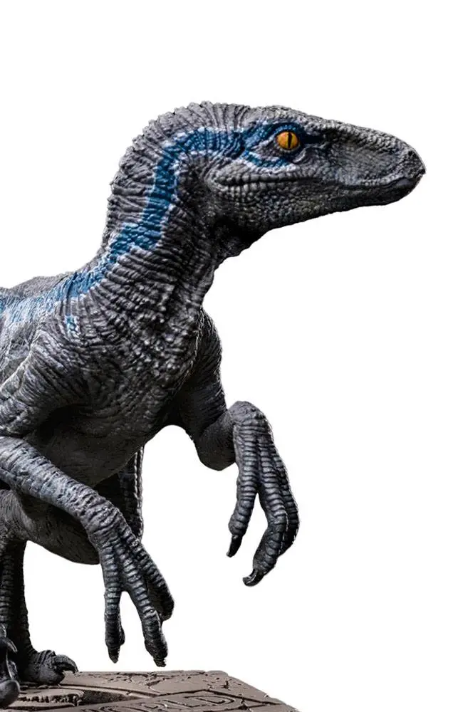 Jurassic World Icons Socha Velociraptor B Blue 7 cm produktová fotografia