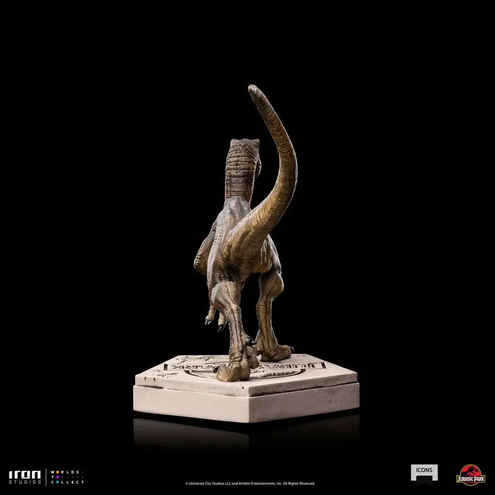 Jurassic World Icons Statue Velociraptor B 9 cm soška produktová fotografia