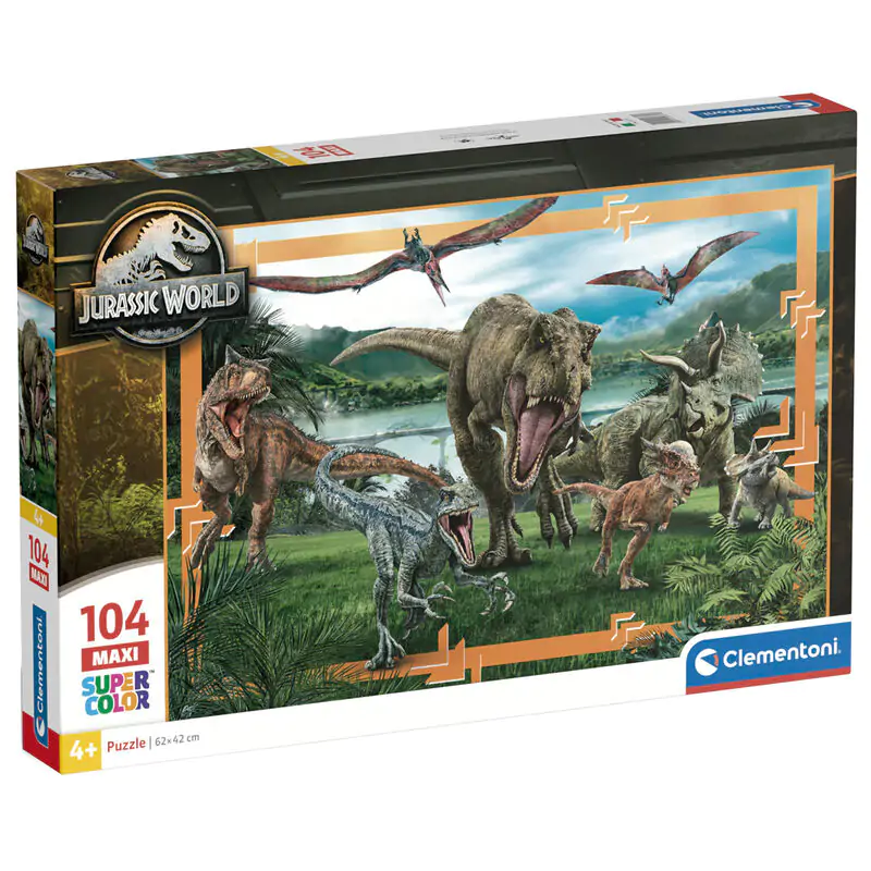 Jurassic World maxi puzzle 104 dielikov produktová fotografia