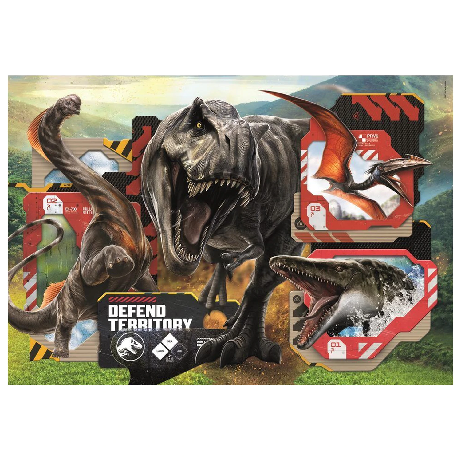 Jurassic World maxi puzzle 24 kusov produktová fotografia