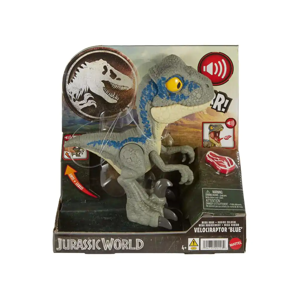 Jurassic World Akčná figúrka Mega Roar Velociraptor Blue produktová fotografia