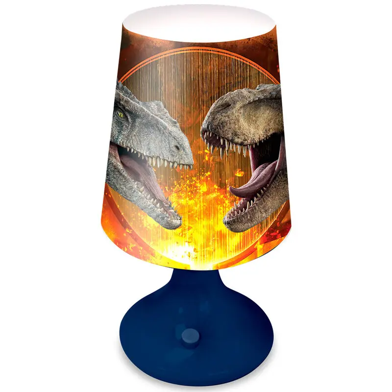 Jurassic World stolná lampa produktová fotografia