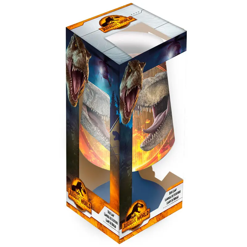 Jurassic World stolná lampa produktová fotografia