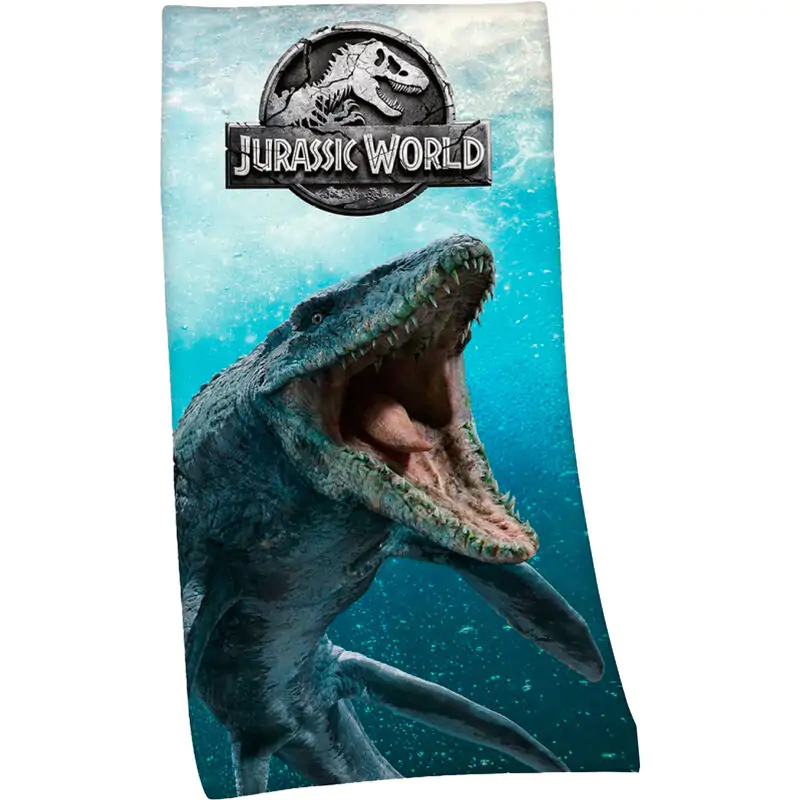 Jurassic World Mosasaurus mikrovláknová plážová osuška produktová fotografia