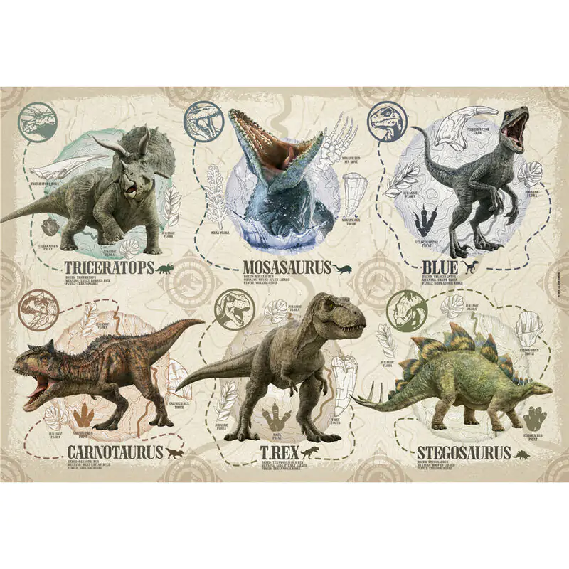 Jurassic World puzzle 104ks termékfotó