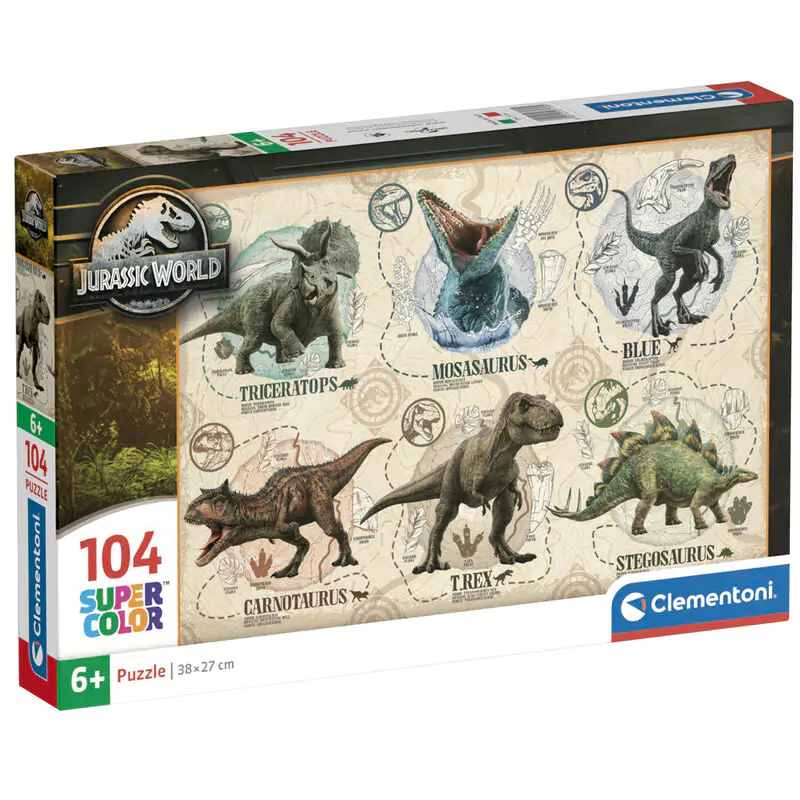 Jurassic World puzzle 104ks termékfotó