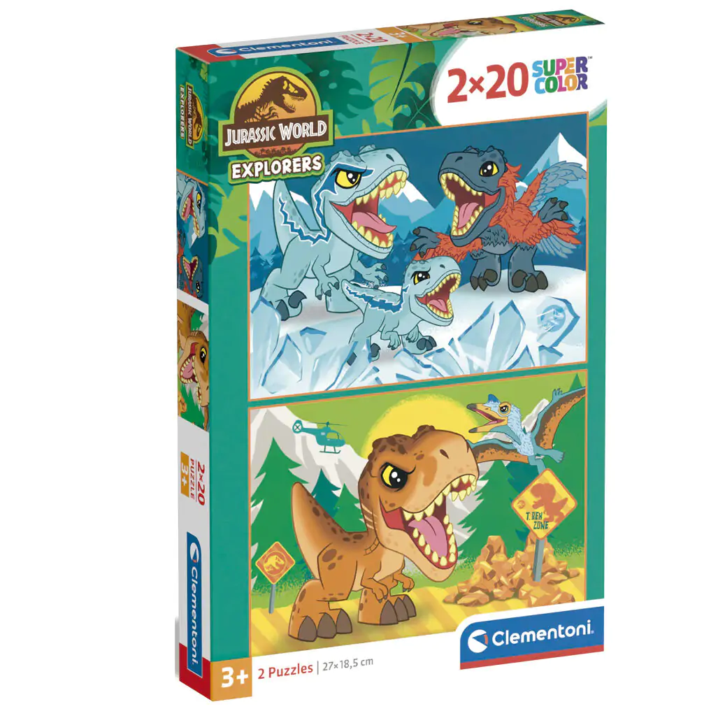 Jurassic World puzzle 2 x 20 dielikov produktová fotografia