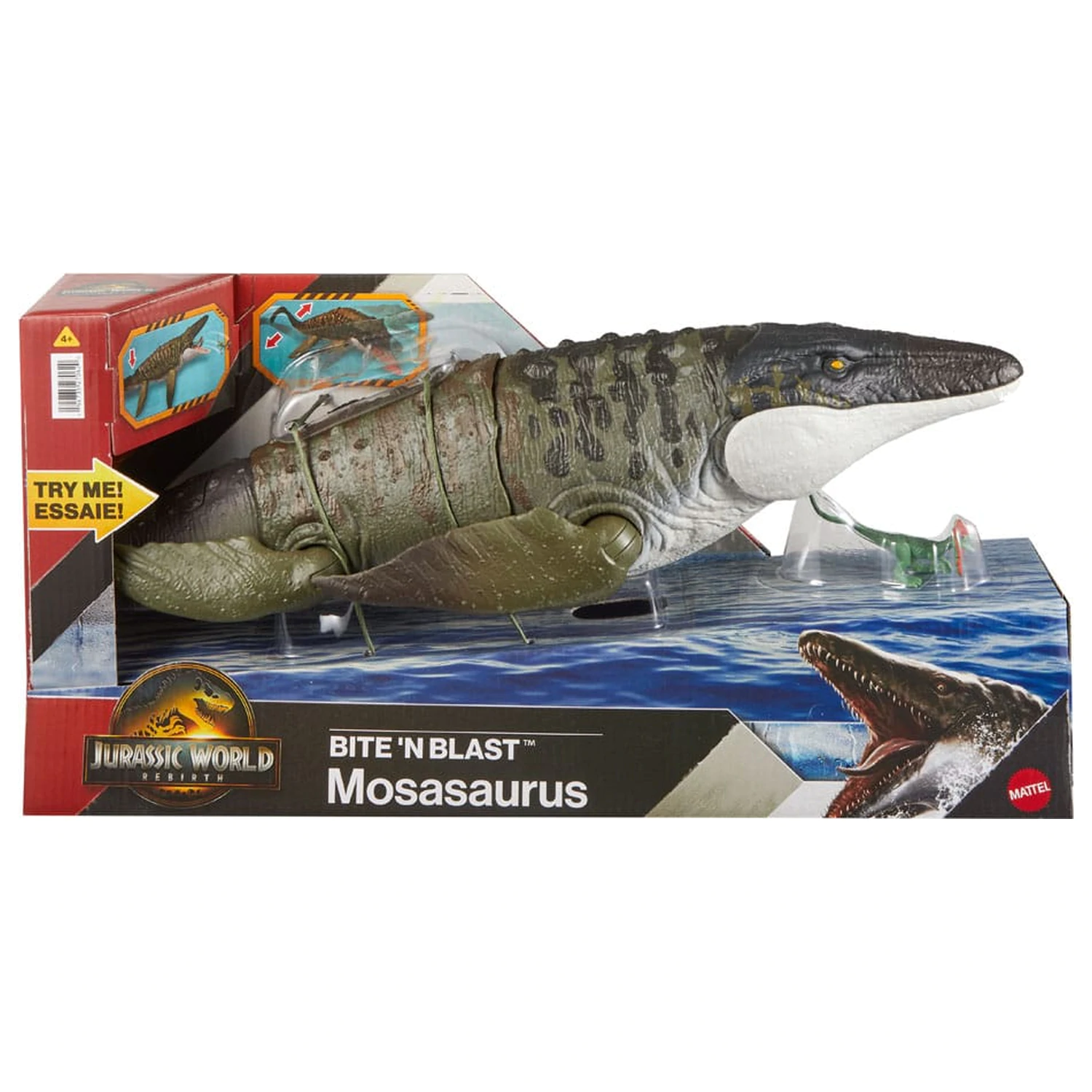 Jurassic World: Rebirth Akčná figúrka Bite 'n Blast Mosasaurus 65 cm produktová fotografia
