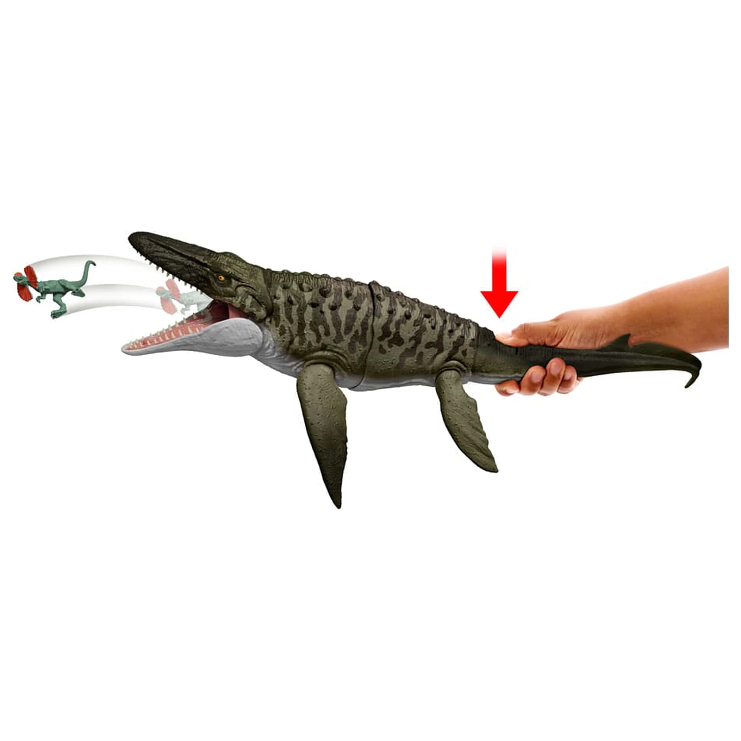Jurassic World: Rebirth Akčná figúrka Bite 'n Blast Mosasaurus 65 cm produktová fotografia