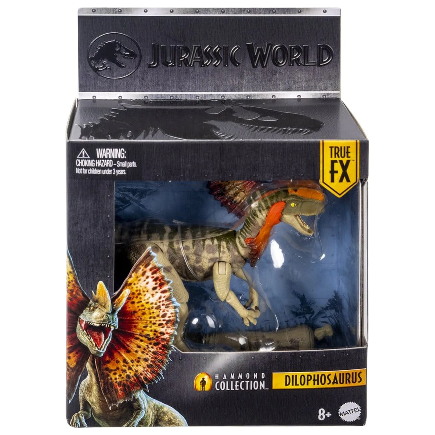 Jurassic World Rebirth Hammond Collection akčná figúrka Dilophosaurus produktová fotografia