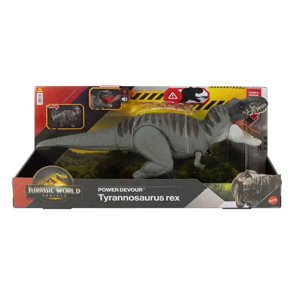 Akčná figúrka Jurassic World Rebirth so zvukom Power Devour Tyrannosaurus Rex 21 cm produktová fotografia