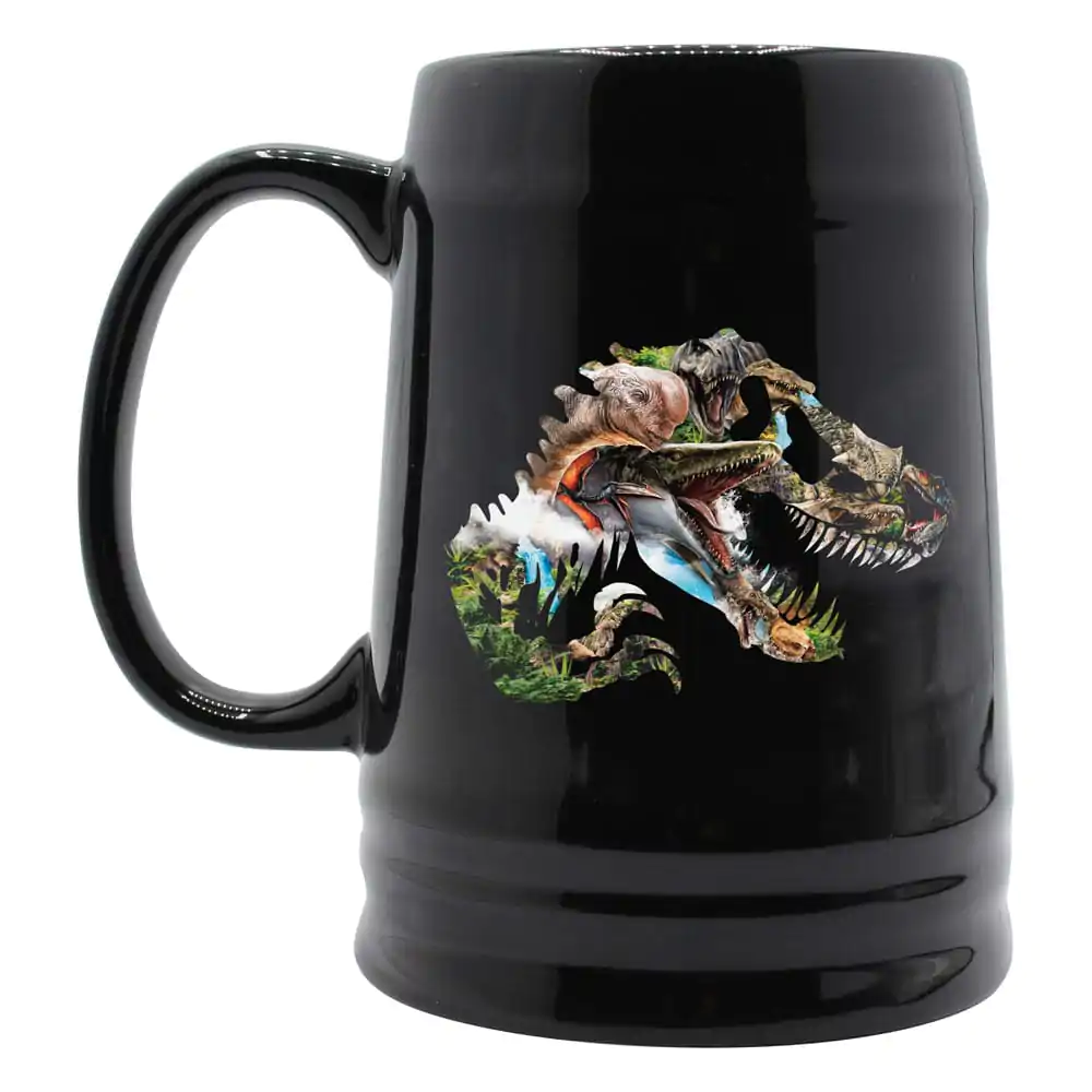 Jurassic World Rebirth pivný pohár produktová fotografia