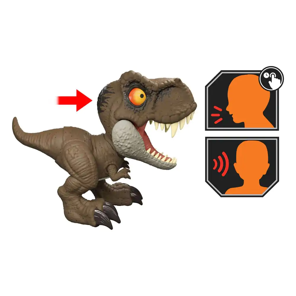 Jurassic World Akčná figúrka so zvukom Roar Command Tyrannosaurus Rex 16 cm produktová fotografia