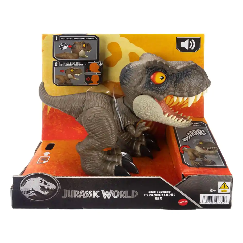 Jurassic World Akčná figúrka so zvukom Roar Command Tyrannosaurus Rex 16 cm produktová fotografia