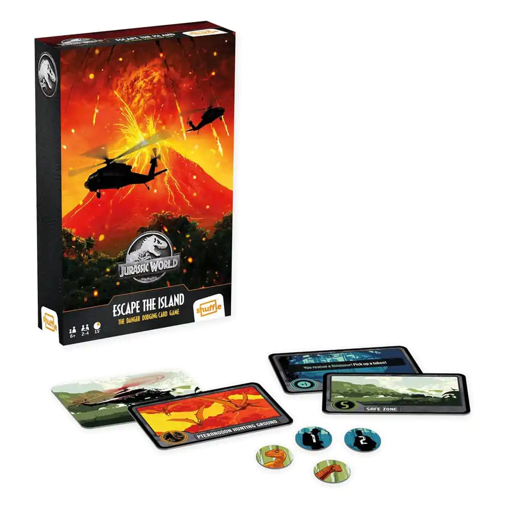 Jurassic World Shuffle Card Game Escape The Island termékfotó