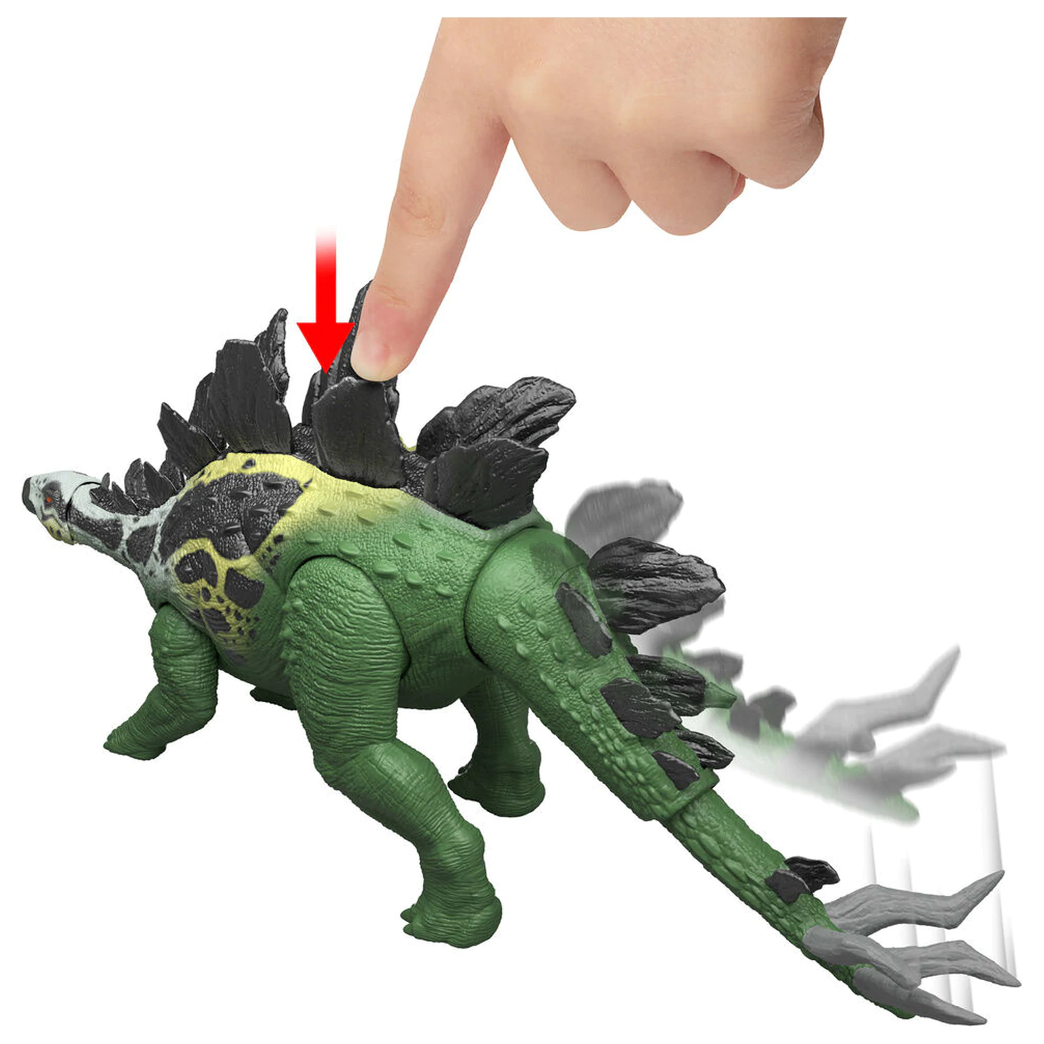 Jurassic World figúrka dinosaura Stegosaurus produktová fotografia