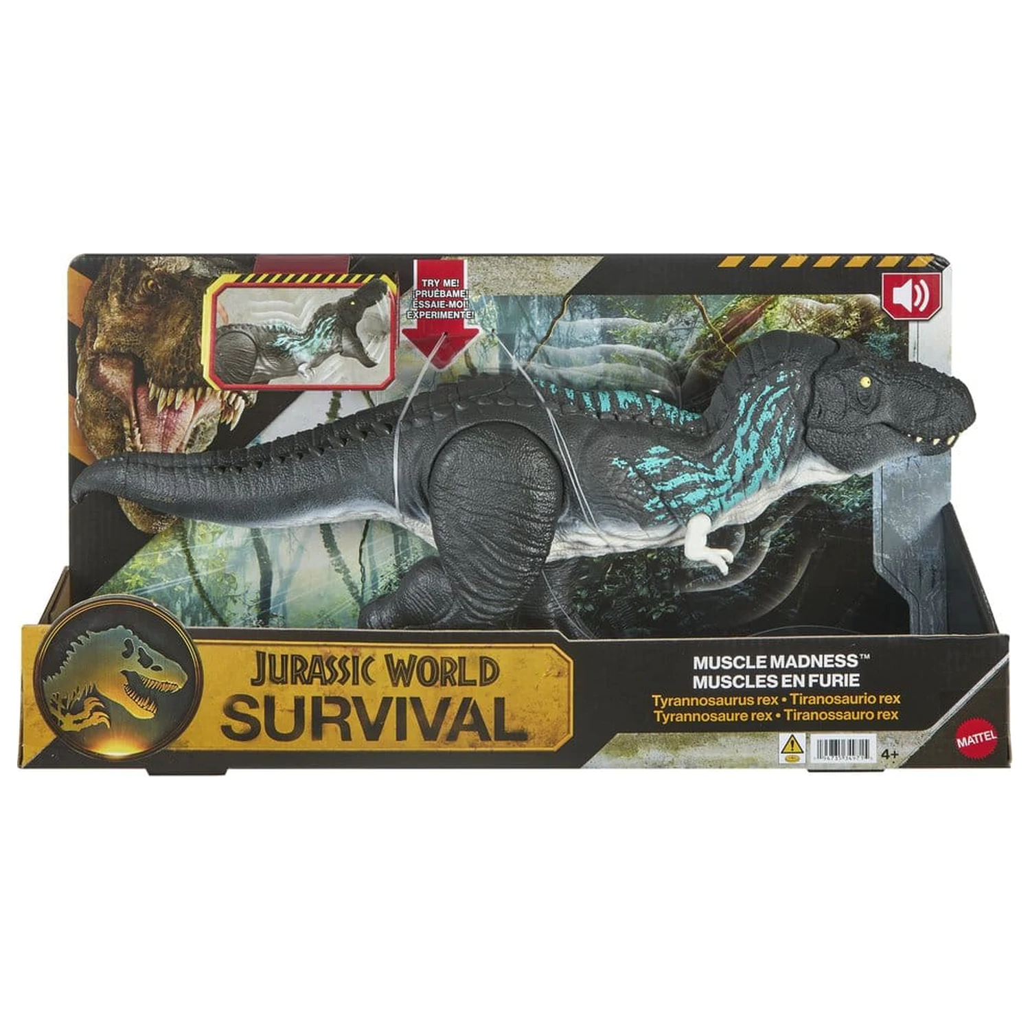 Jurassic World: Survival Action Figure Muscle Madness Tyrannosaurus Rex 56 cm produktová fotografia