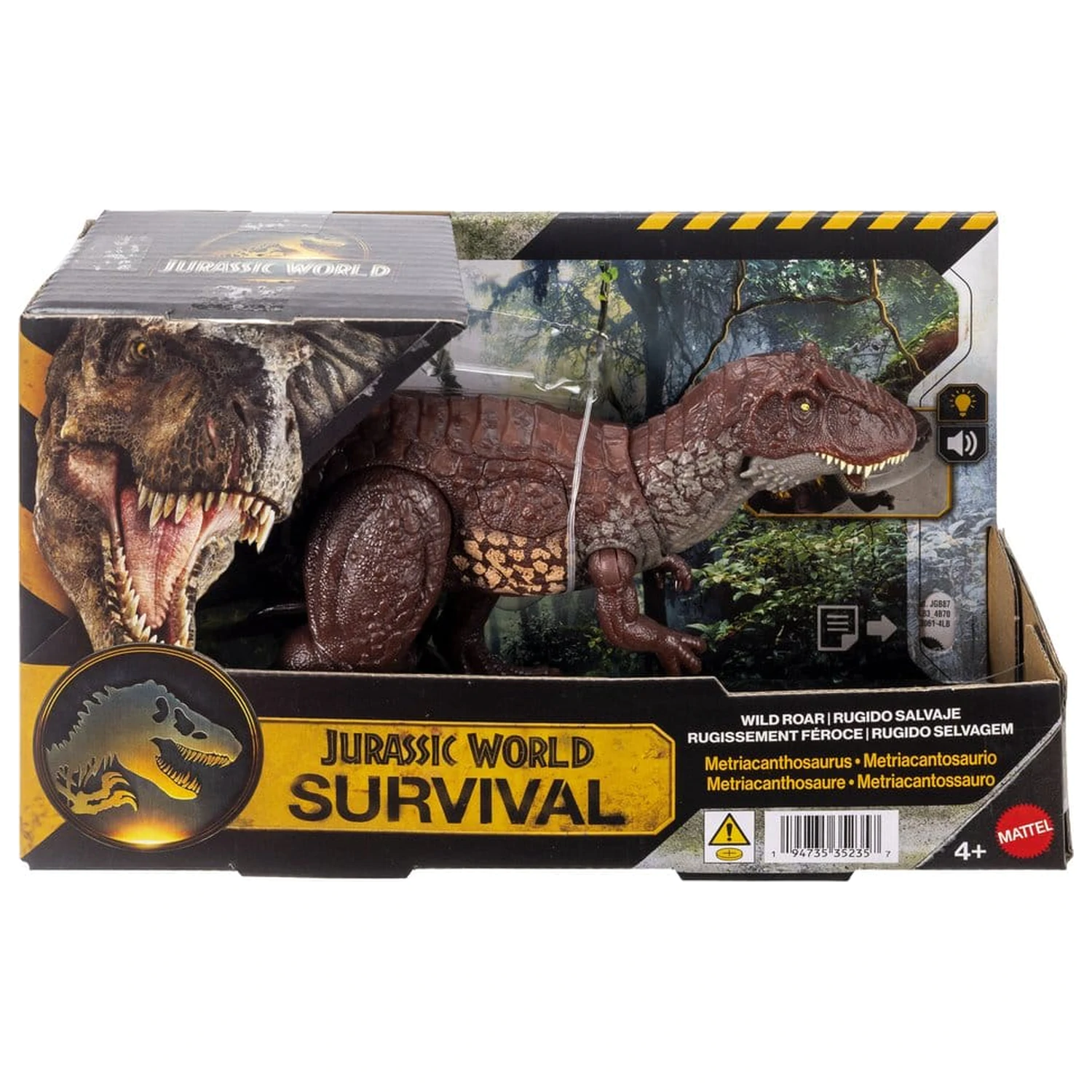 Jurassic World: Survival Action Figure Wild Roar Metriacanthosaurus 31 cm produktová fotografia