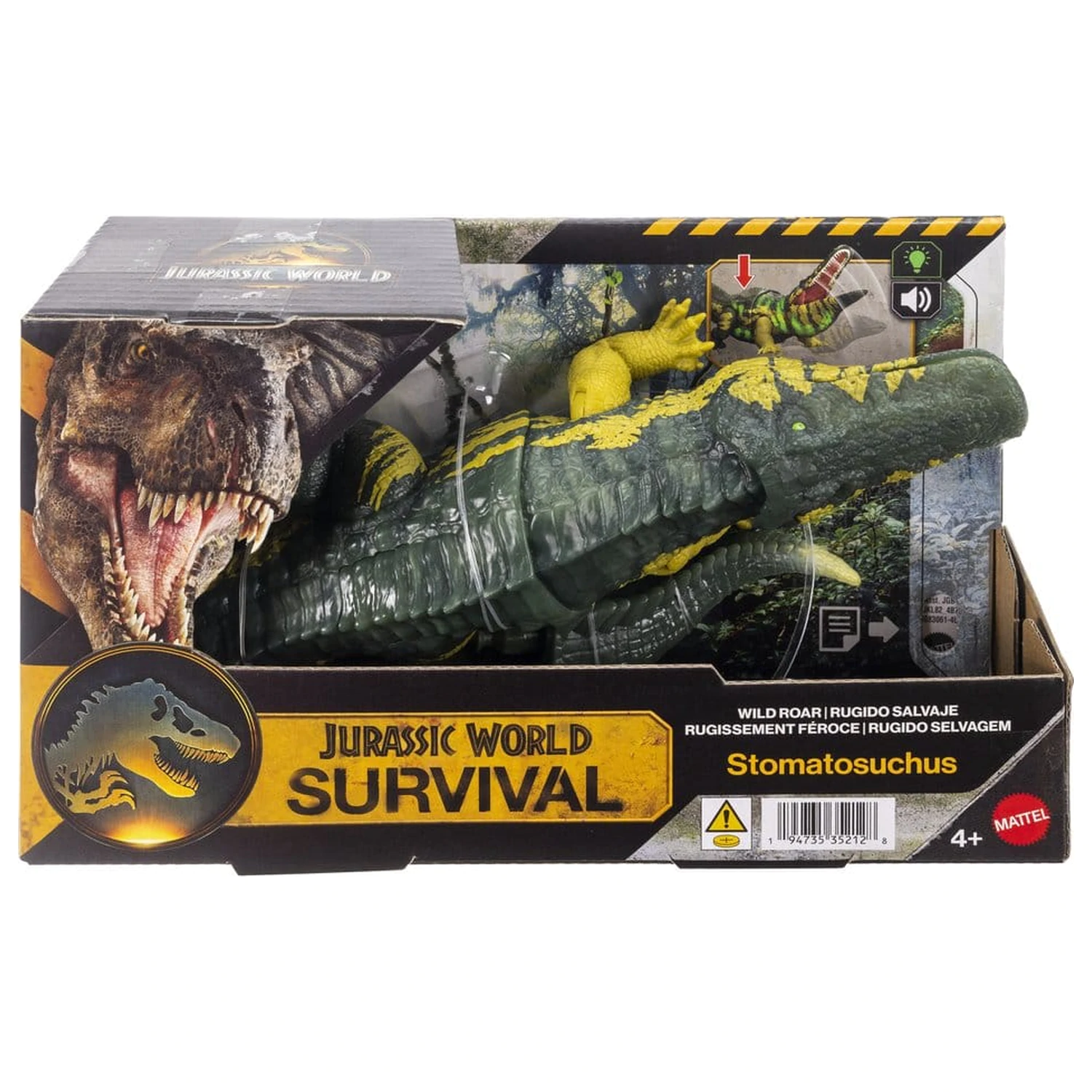 Jurassic World: Survival Action Figure Wild Roar Stomatosuchus 37 cm produktová fotografia