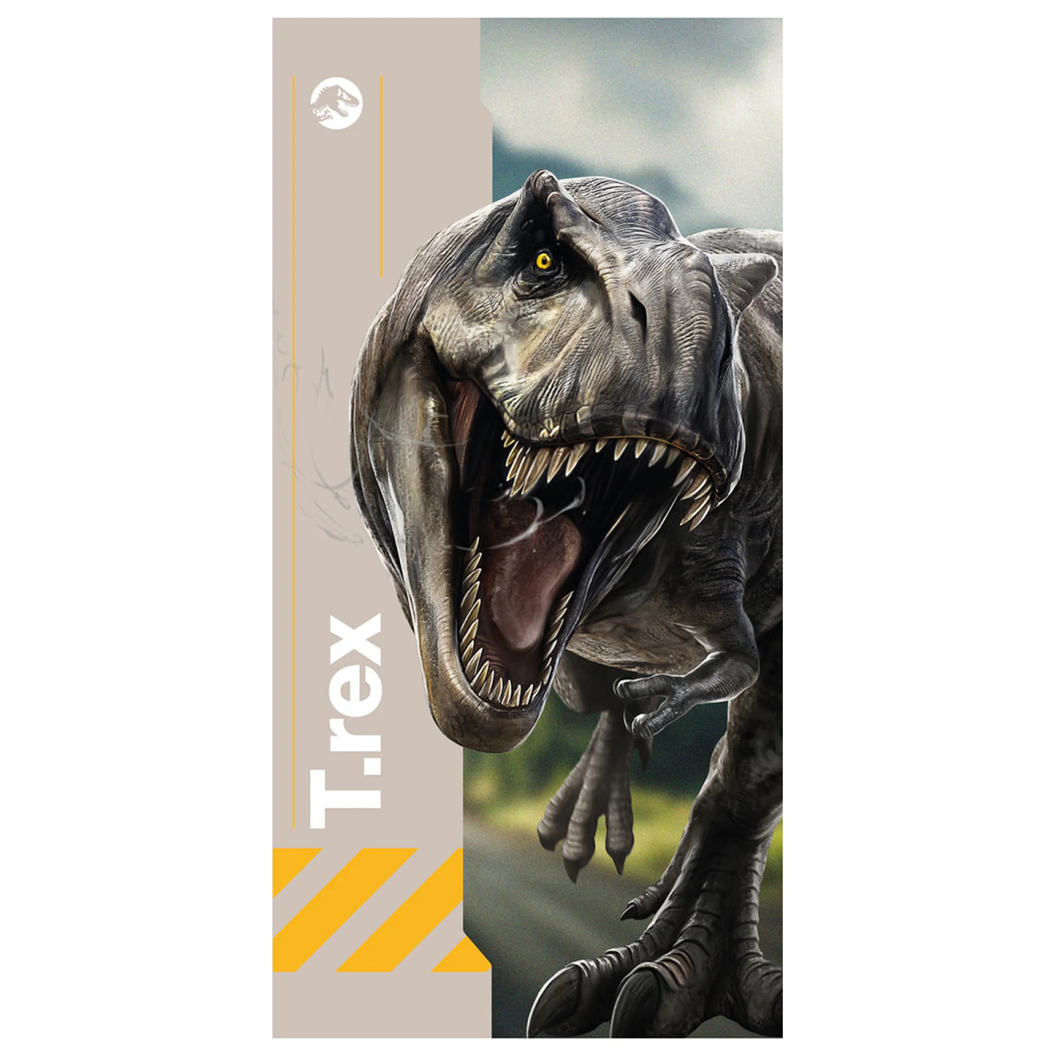 Jurassic World T-Rex uterák 70x140cm produktová fotografia