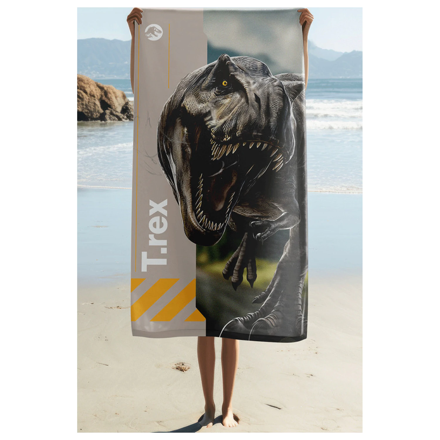 Jurassic World T-Rex uterák 70x140cm produktová fotografia