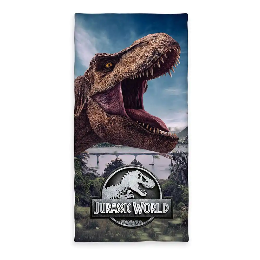 Jurassic World velúrový uterák 75 x 150 cm produktová fotografia