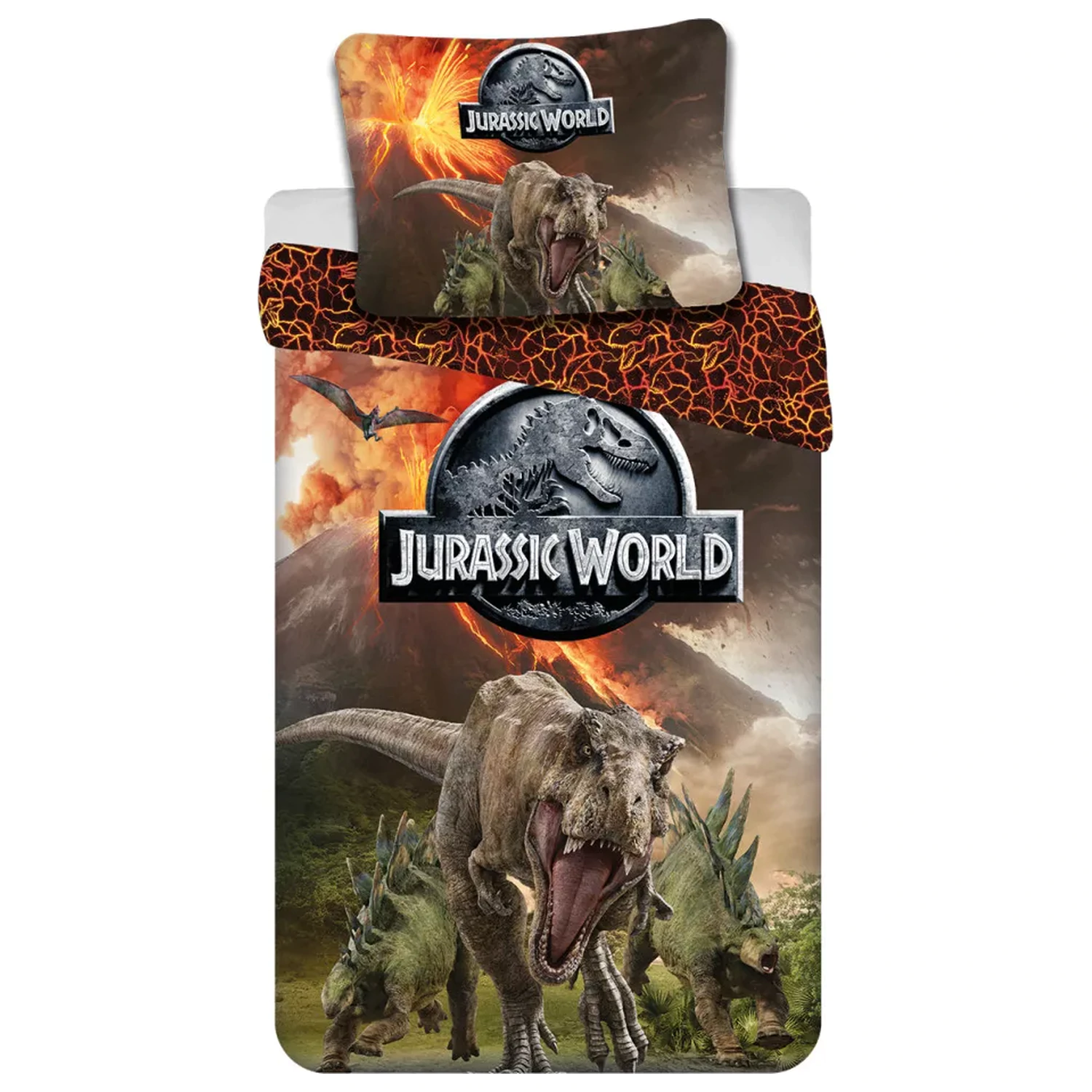 Jurassic World Volcano obliečka na paplón produktová fotografia