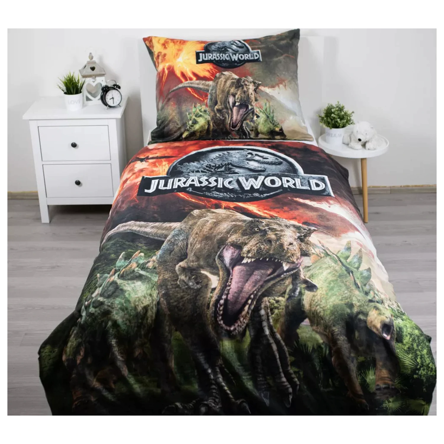 Jurassic World Volcano obliečka na paplón produktová fotografia