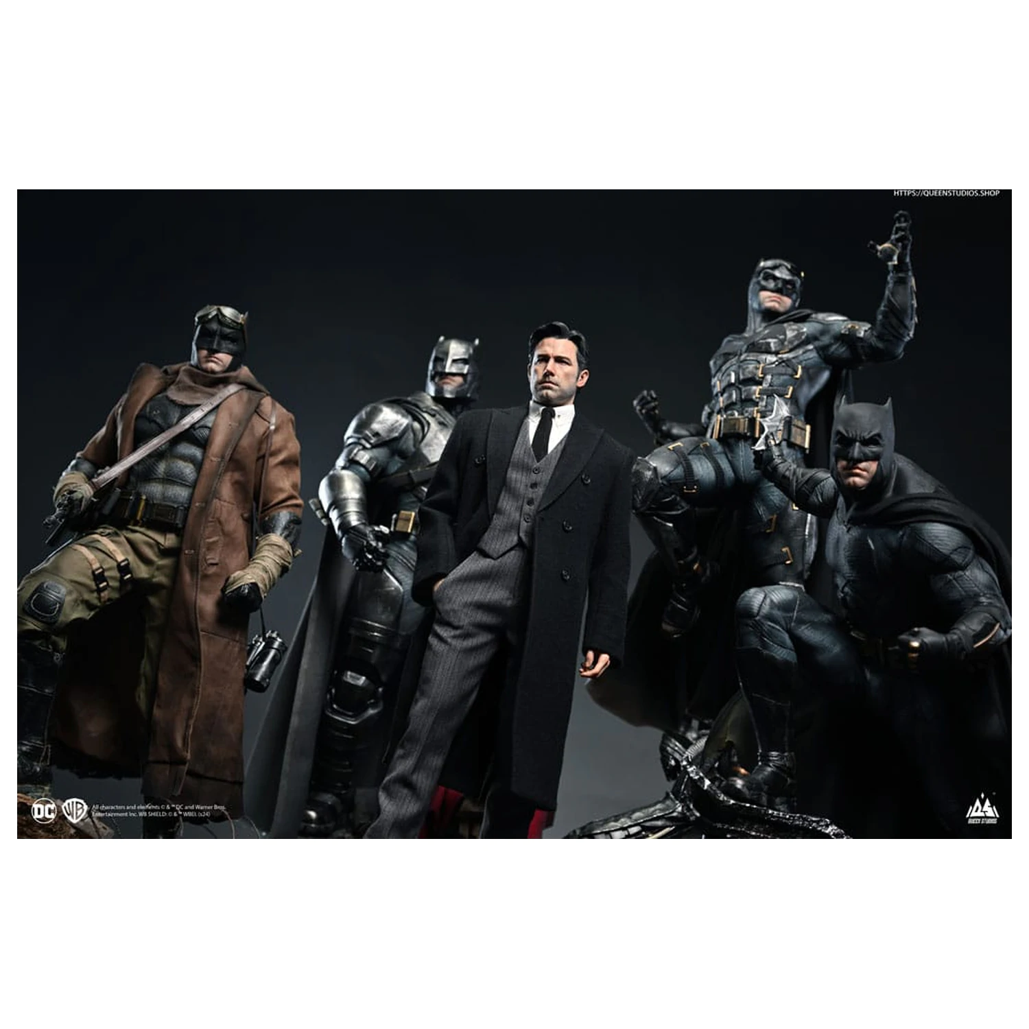 Justice League Socha 1/4 Bruce Wayne (Ben Affleck) 51 cm produktová fotografia
